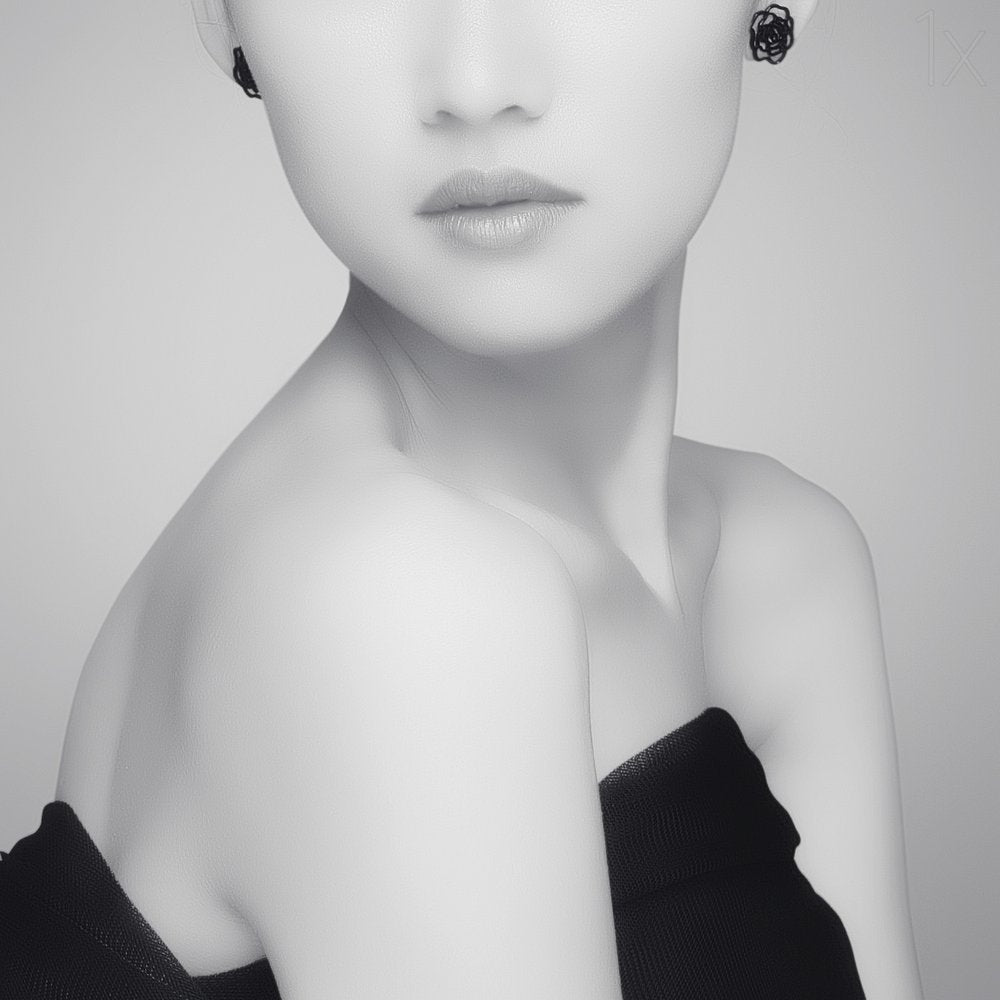 Bare Shoulder Elegance