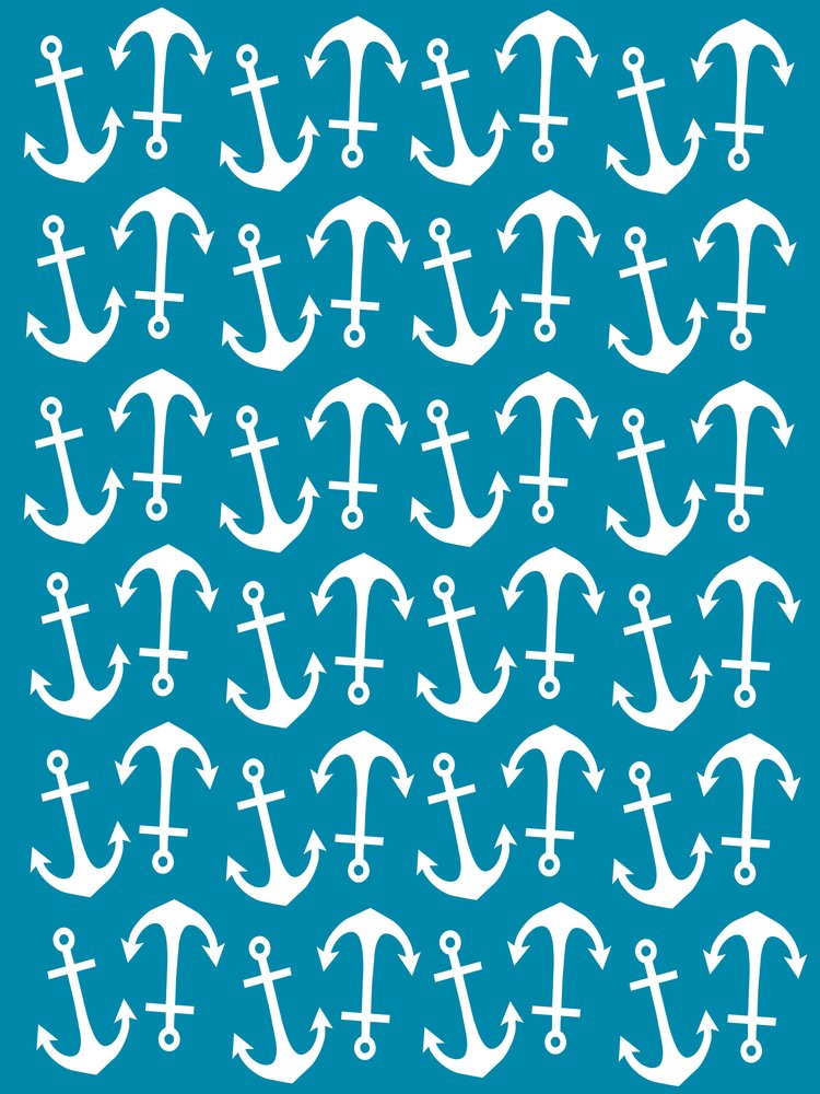 Nautical Anchor Pattern