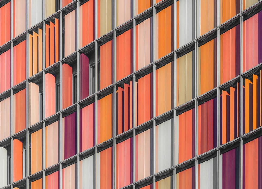 Vibrant Panel Facade