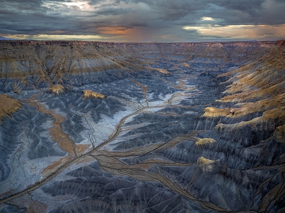Dramatic Badlands Canyon