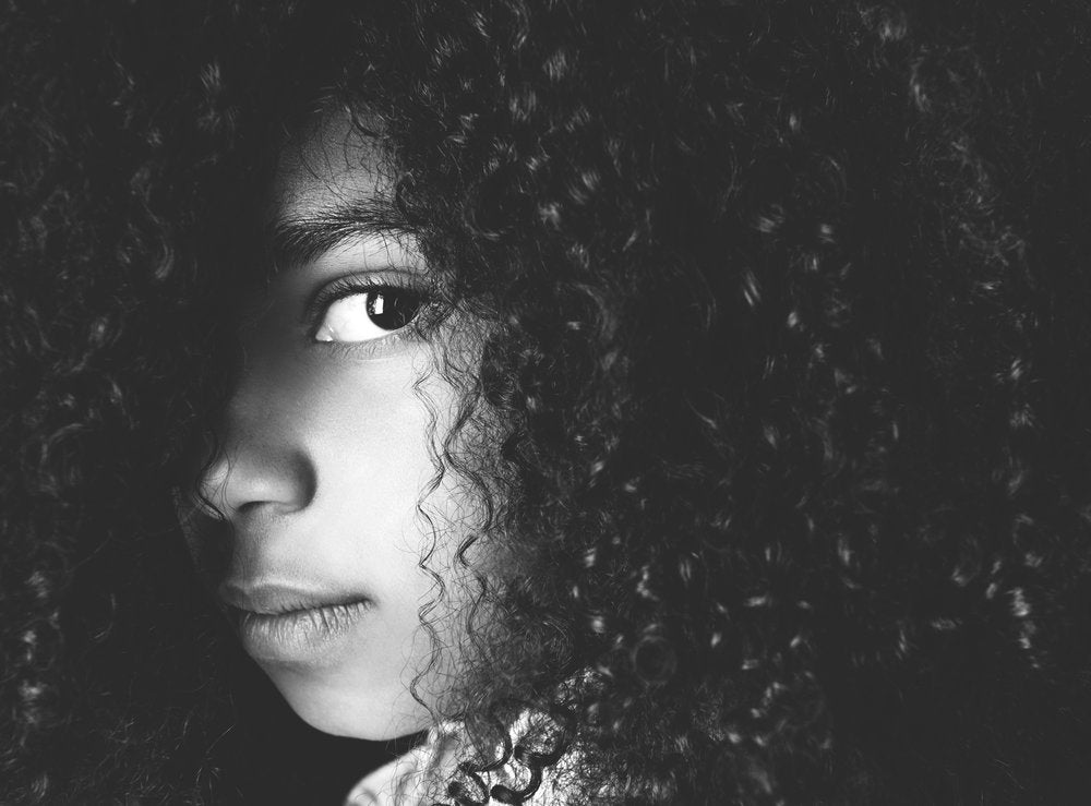 Mysterious Curly Haired Girl