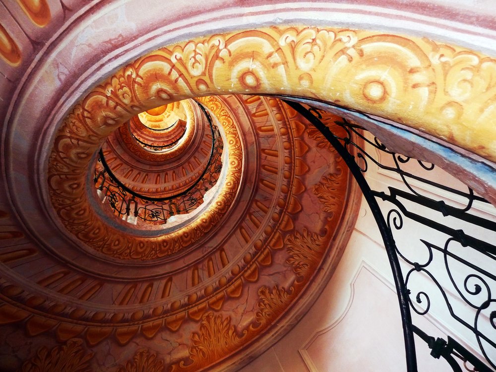 Ornate Spiral Staircase