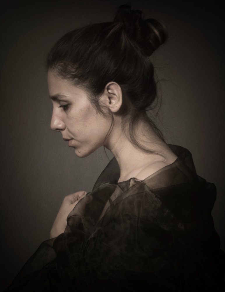 Pensive Woman Portrait