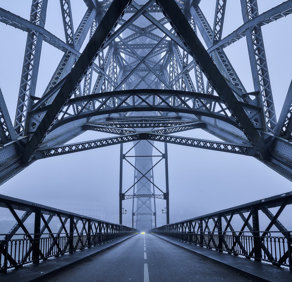 Misty Metal Bridge