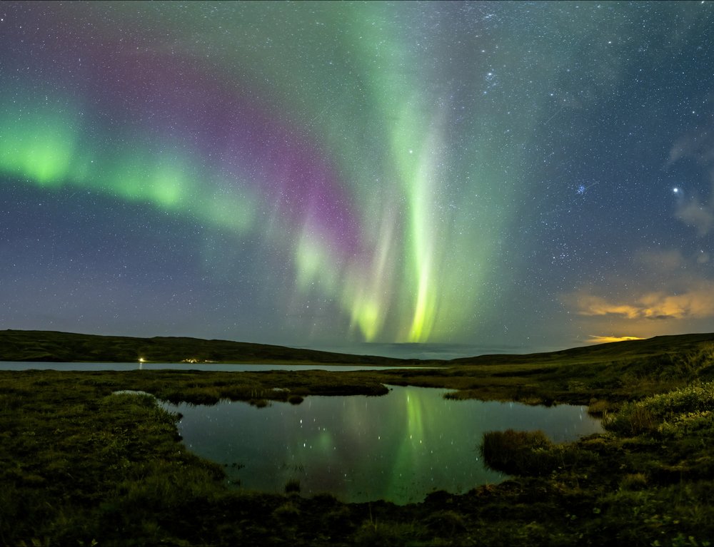 Northern Lights Reflection