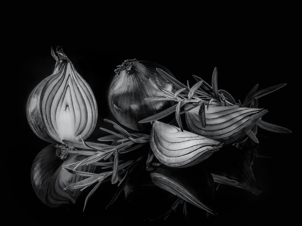 Elegant Onions and Rosemary