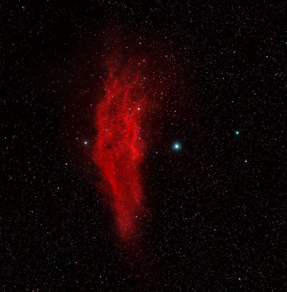 Vibrant Cosmic Nebula