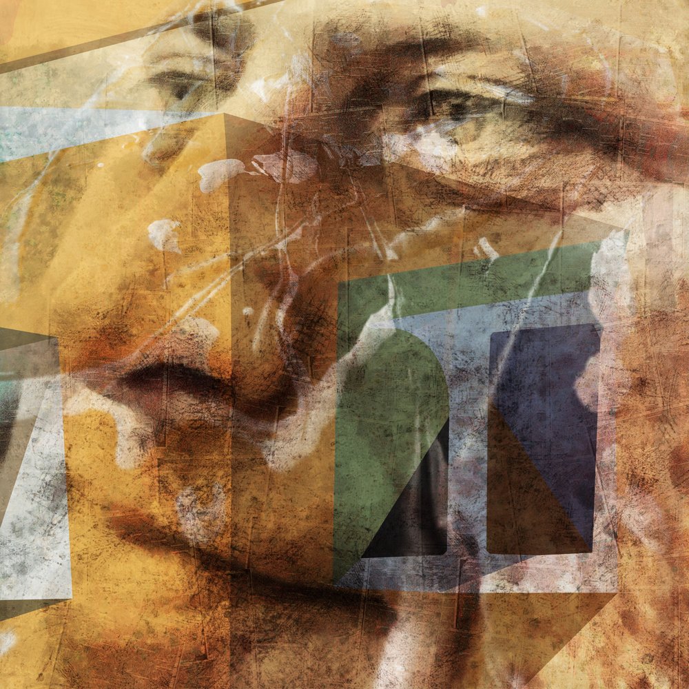 Textured Abstract Portrait
