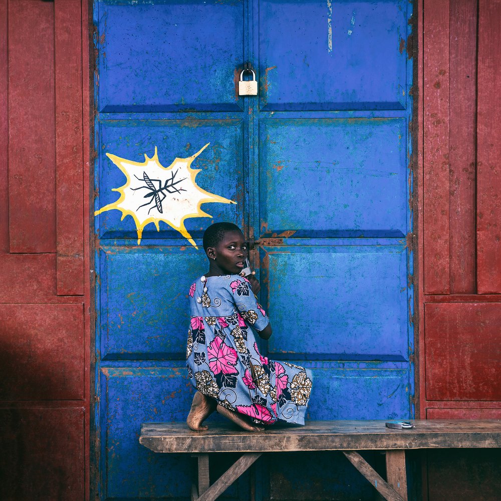 Child With Mosquito Door