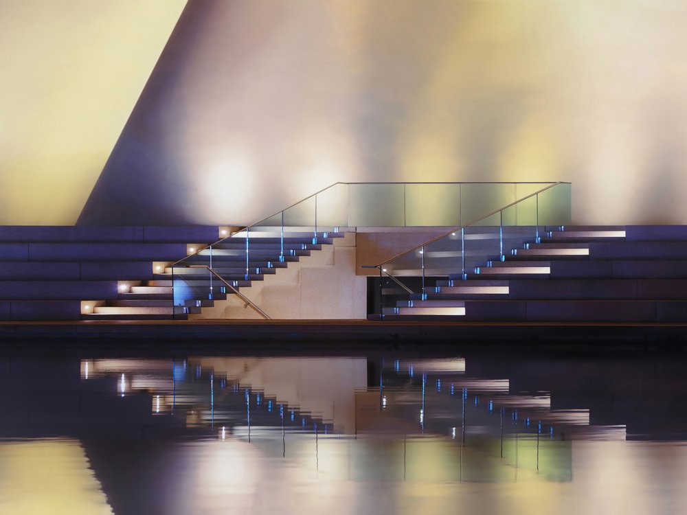 Modern Staircase Reflection