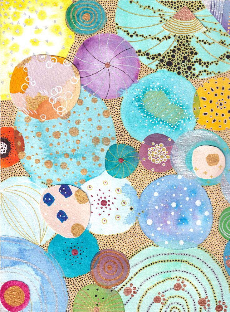 Vibrant Organic Shapes