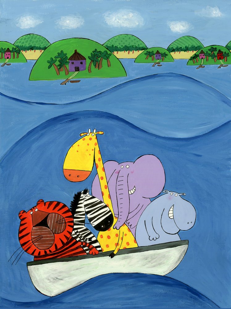 Happy Animal Boat Trip