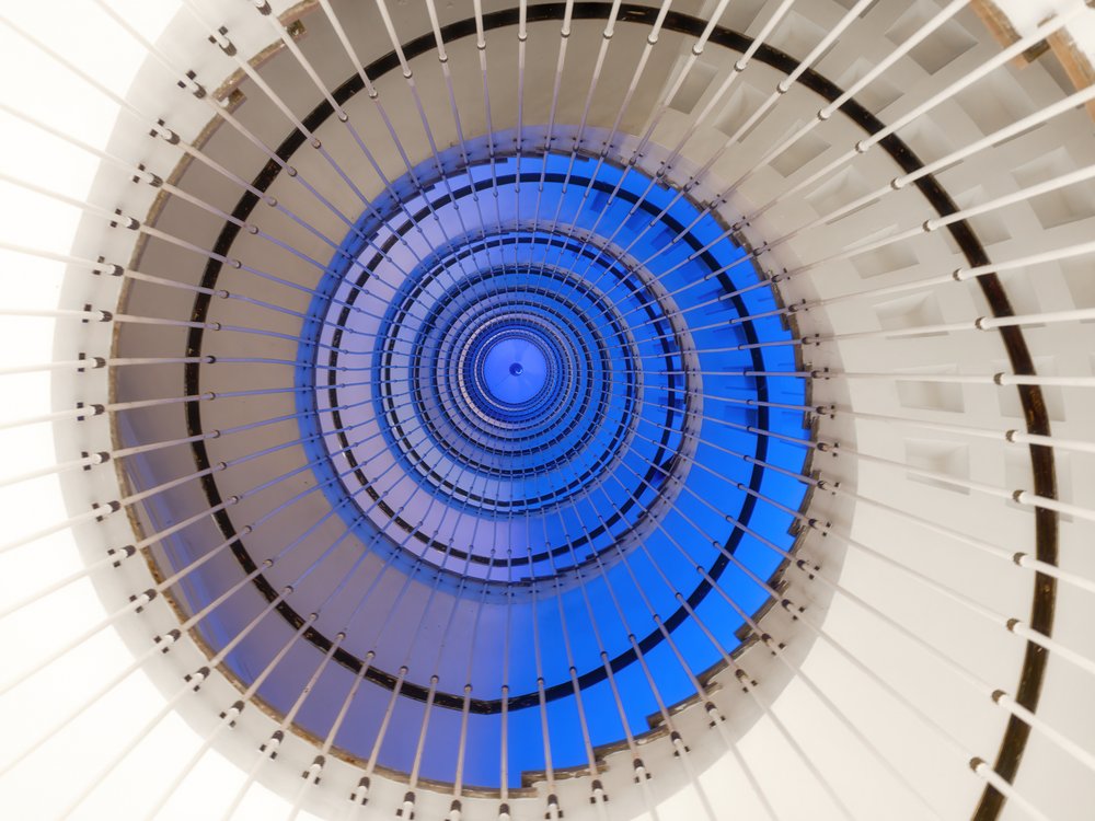 Upward Spiral Staircase