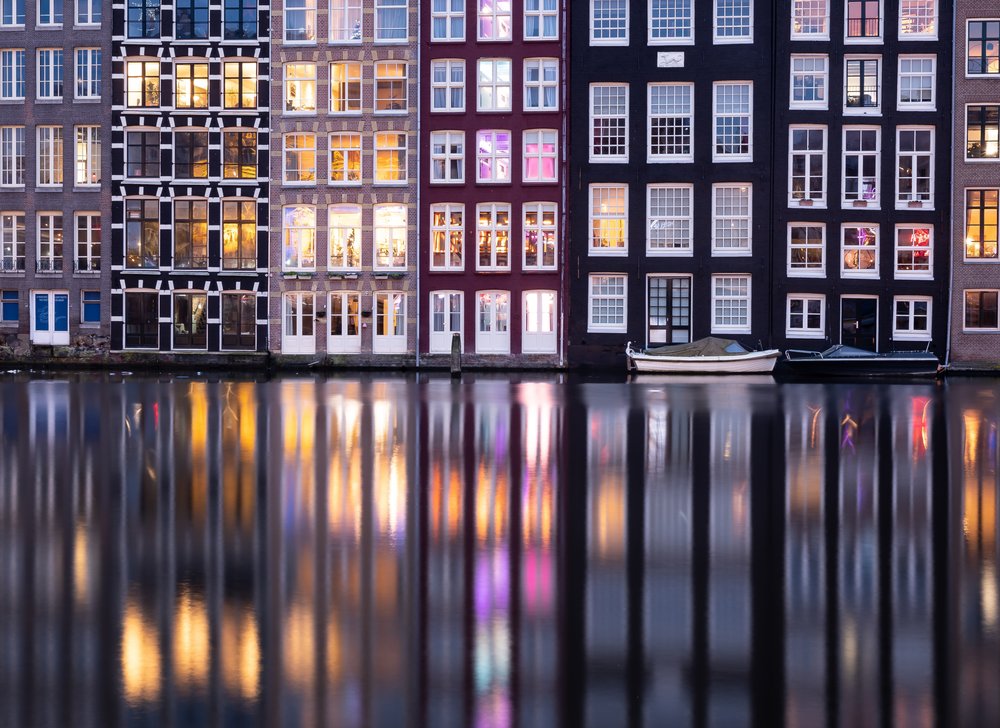 Colorful Canal Evening