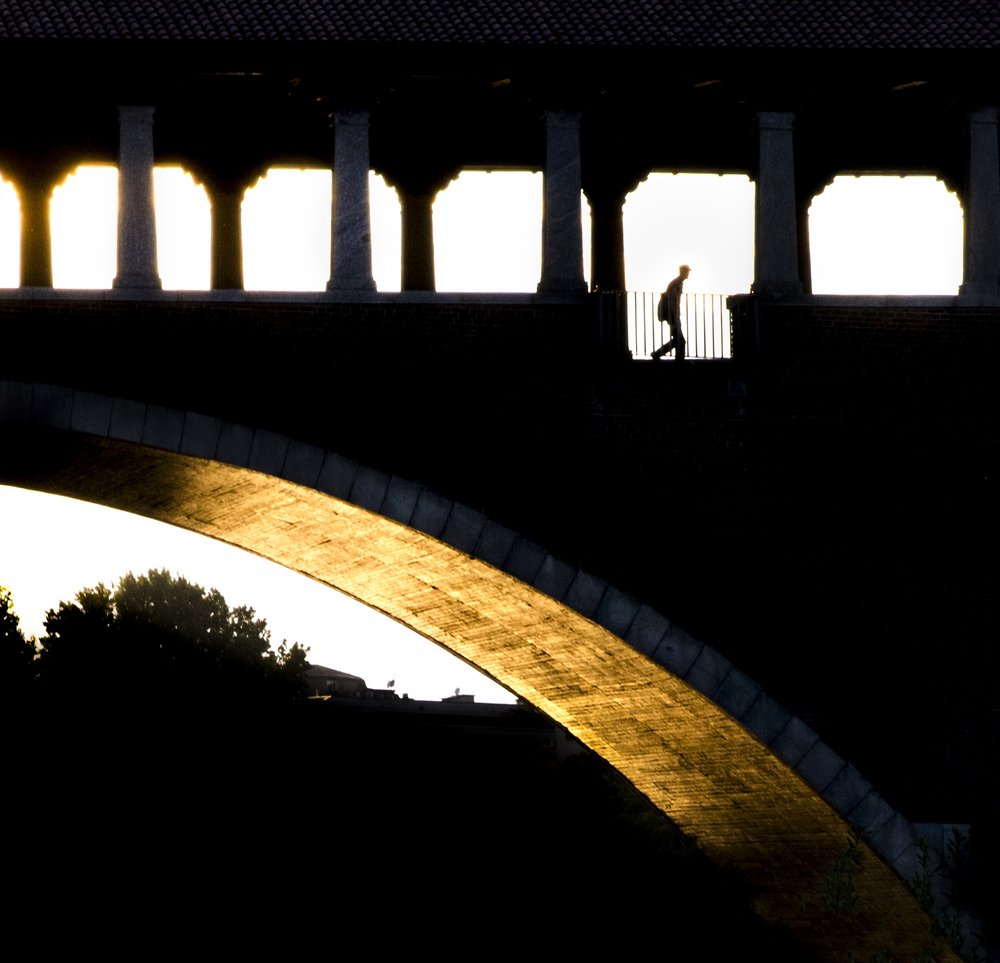 Man on Golden Arch