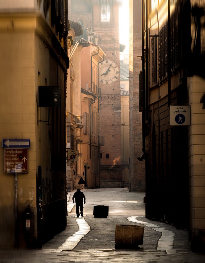 Historic Alley Sunlight Path