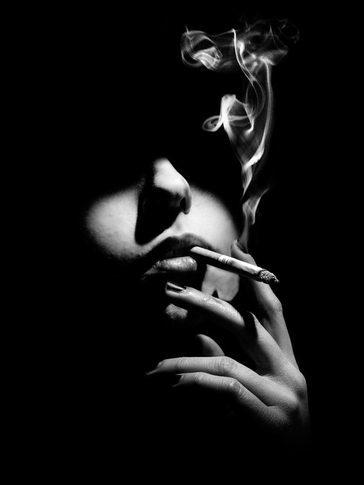Mysterious Smoking Woman