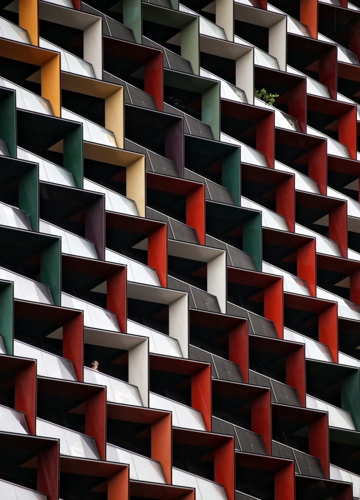 Modern Colorful Facade