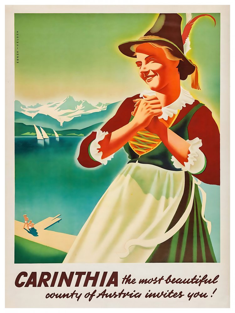 Vintage Alpine Woman