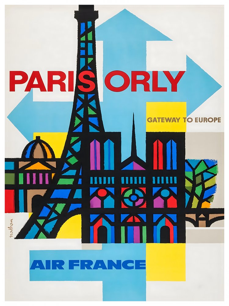 Graphic Paris Landmarks