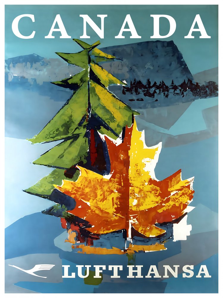 Vintage Canadian Nature Travel
