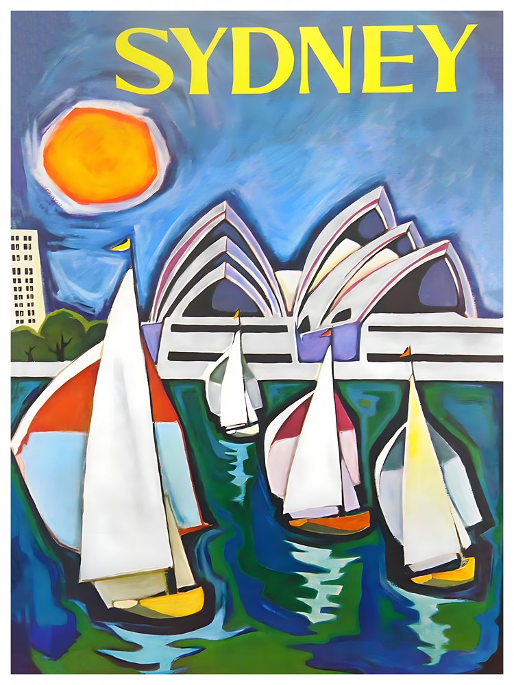 Sydney Opera Sailboats