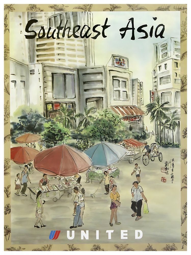 Southeast Asia Street Market