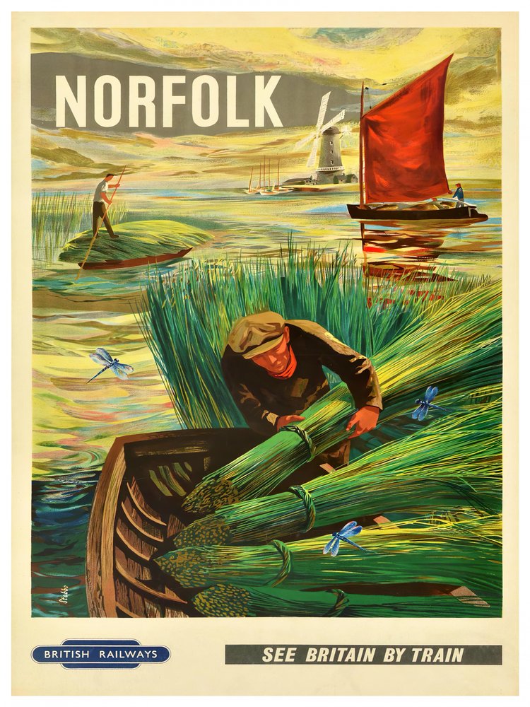 Norfolk Broads Reed Harvest