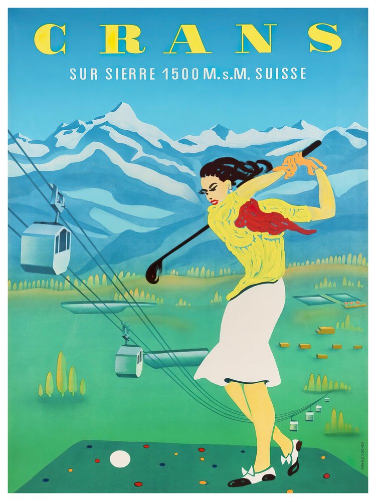 Vintage Swiss Golf
