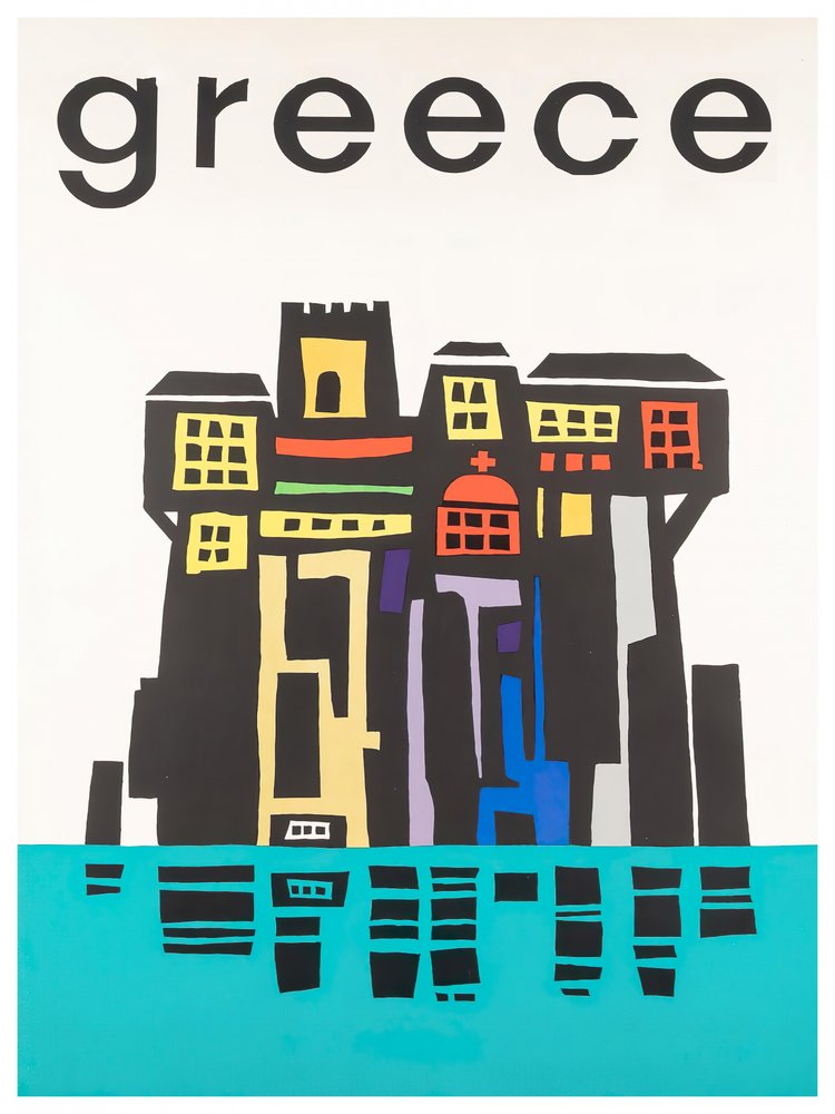 Colorful Greece Cityscape