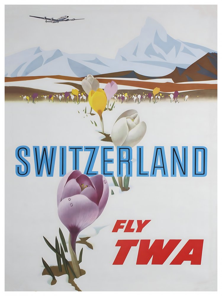 Switzerland Spring Crocuses