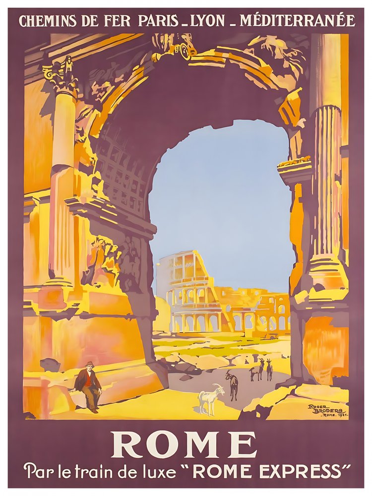 Ancient Rome Colosseum Archway