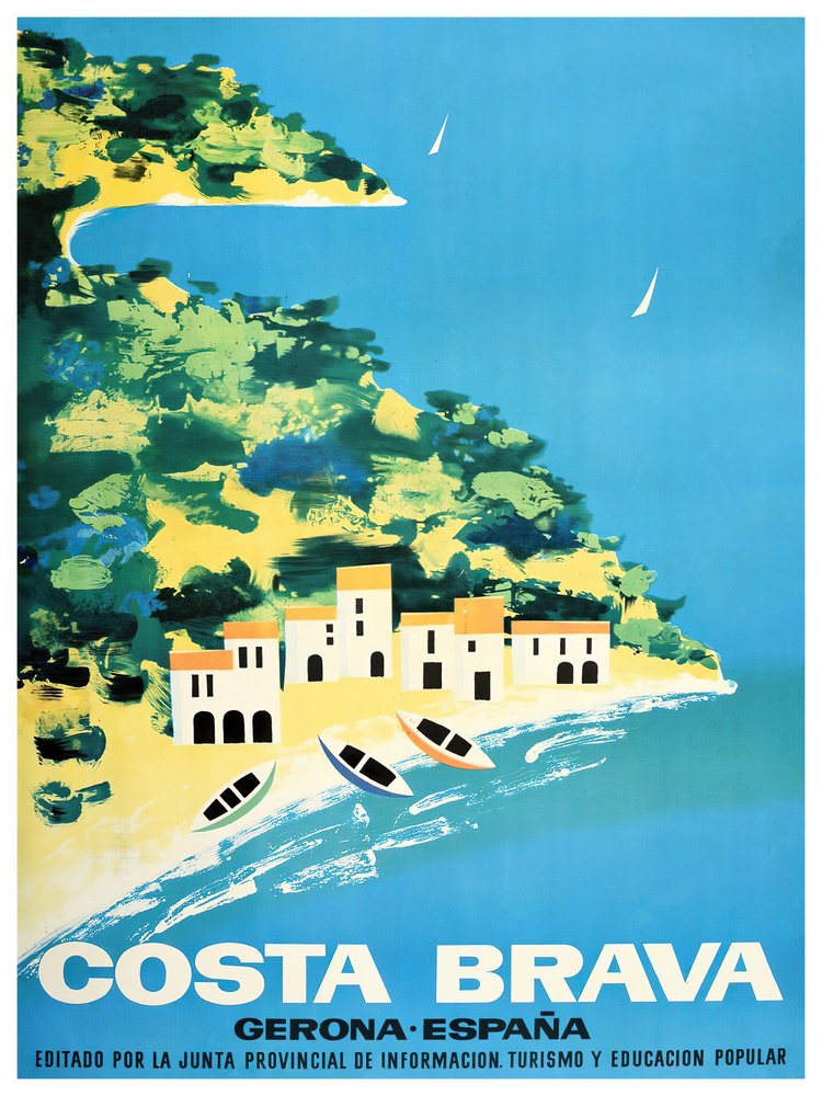 Vintage Costa Brava Coast