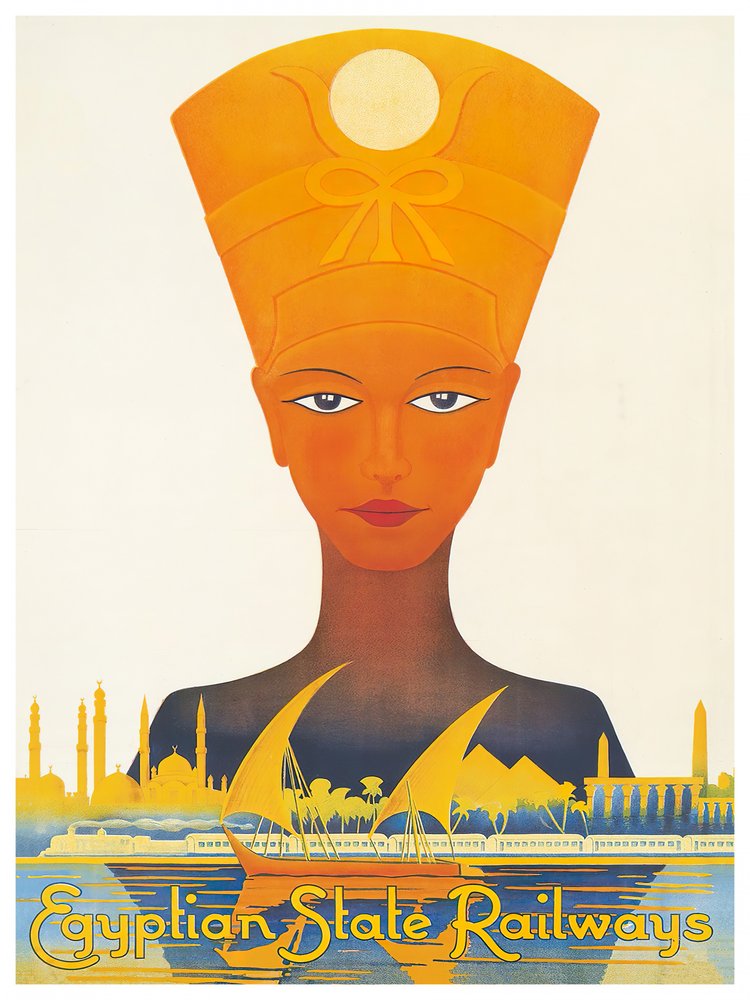Art Deco Egyptian Queen