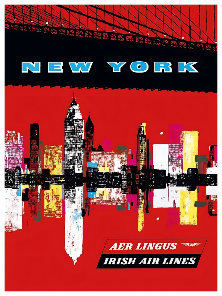 Vibrant New York City Skyline