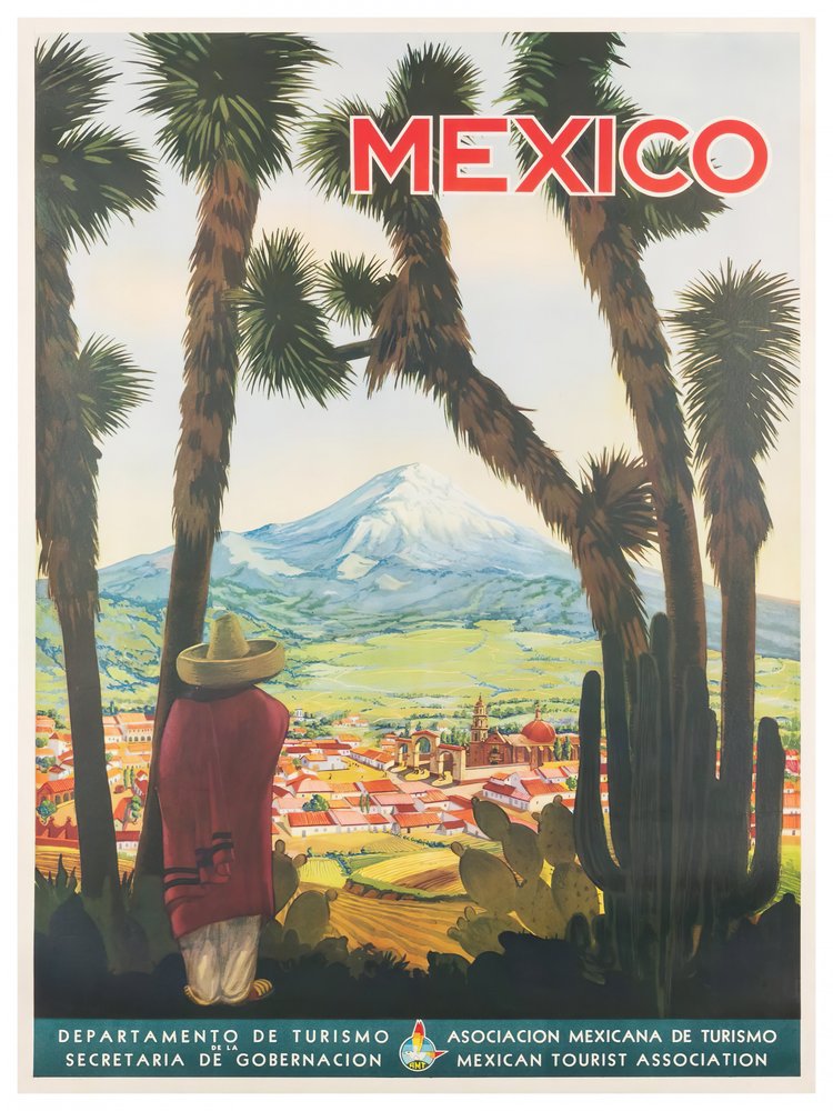 Mexico Mountain Village View