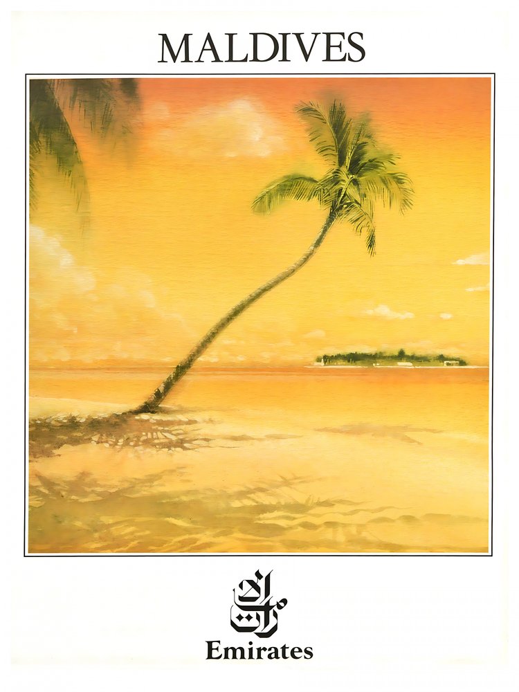 Leaning Palm Tropical Sunset