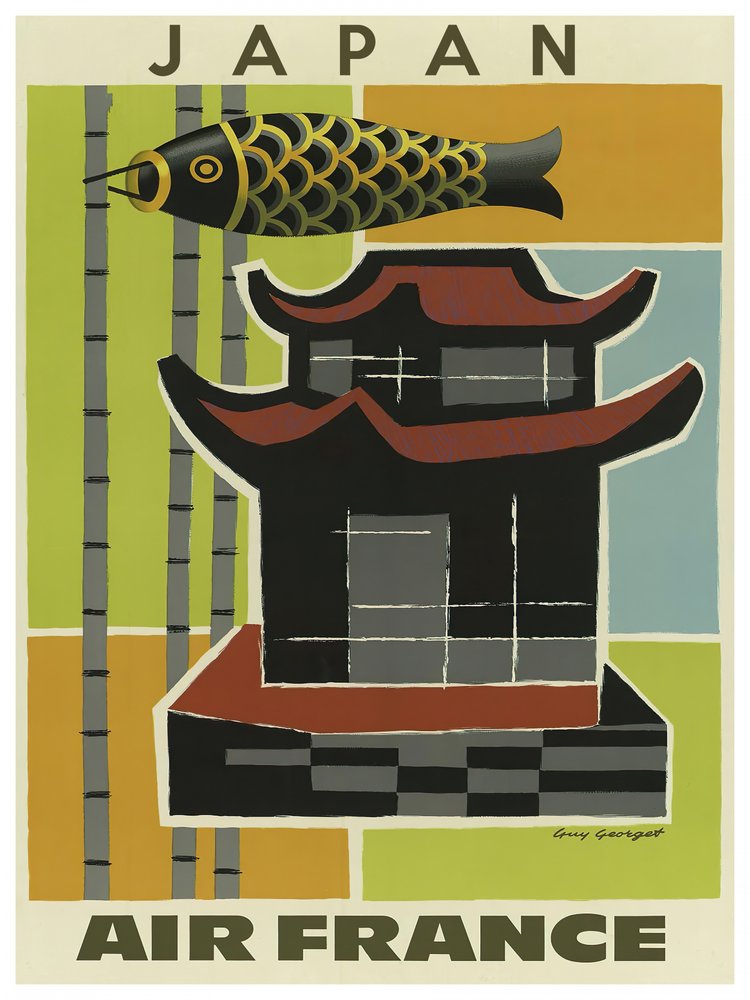Japan Pagoda Koi Fish