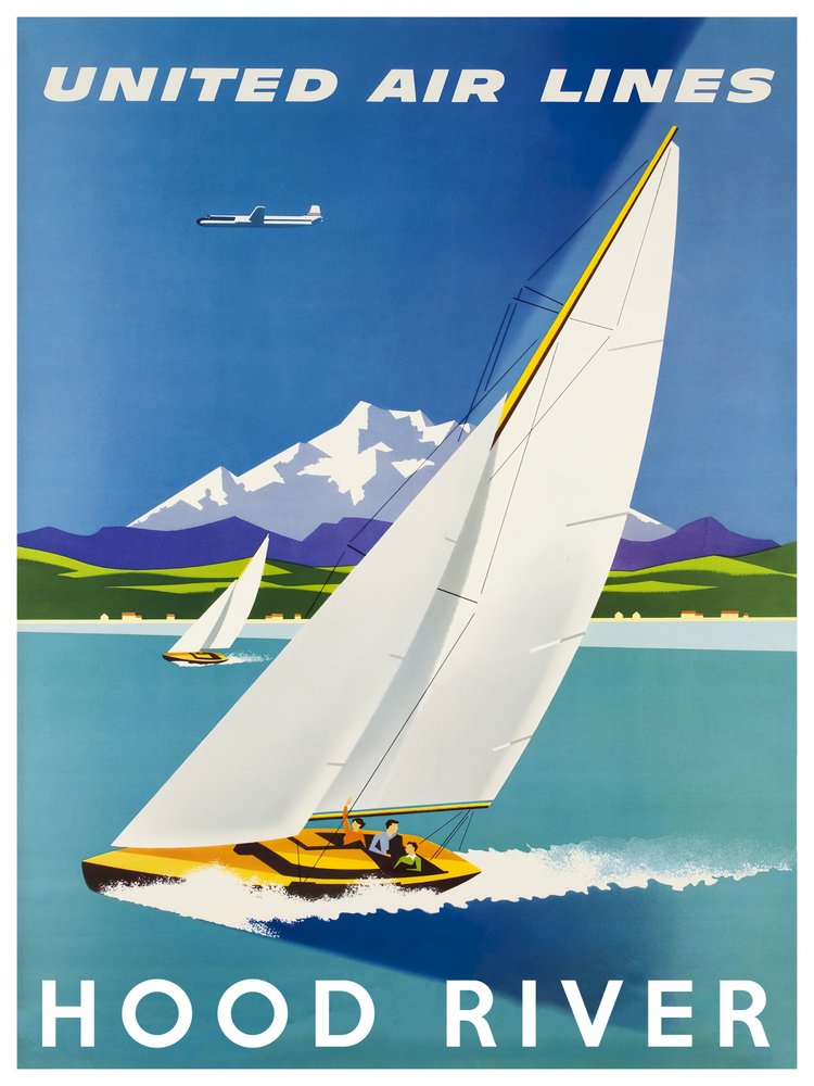 Vintage Hood River Sailing