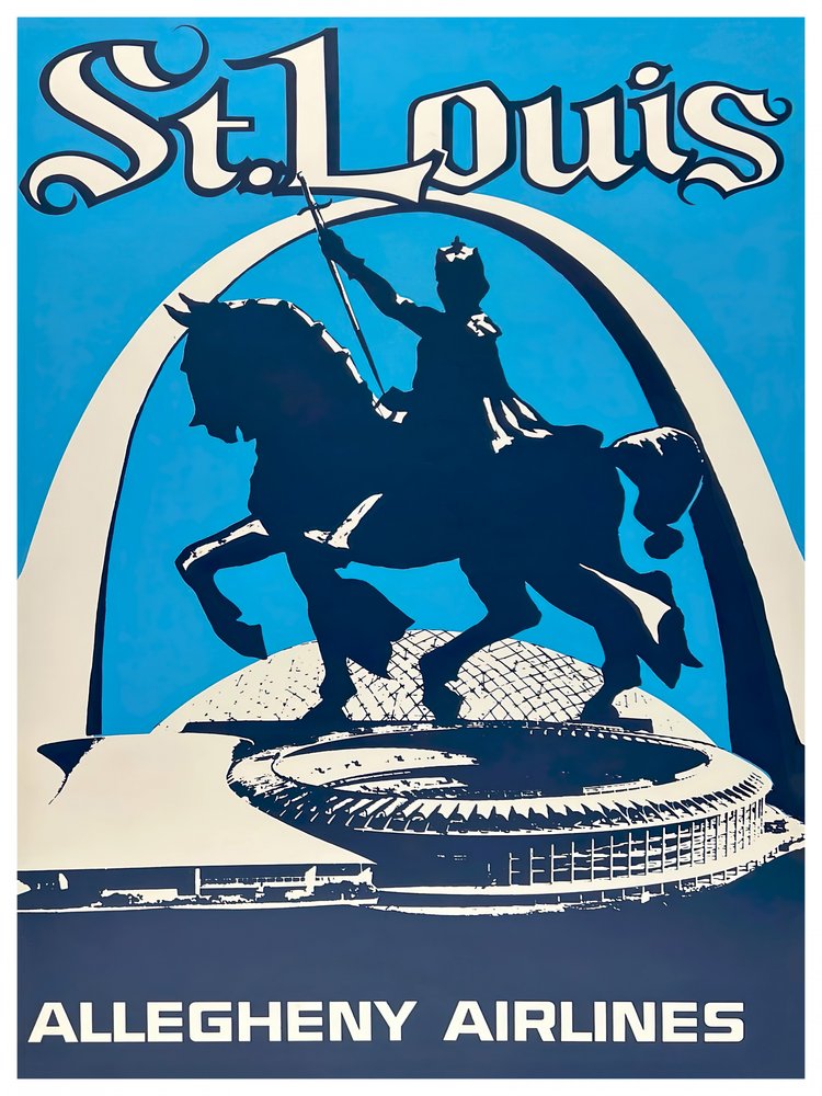 St Louis Arch Statue