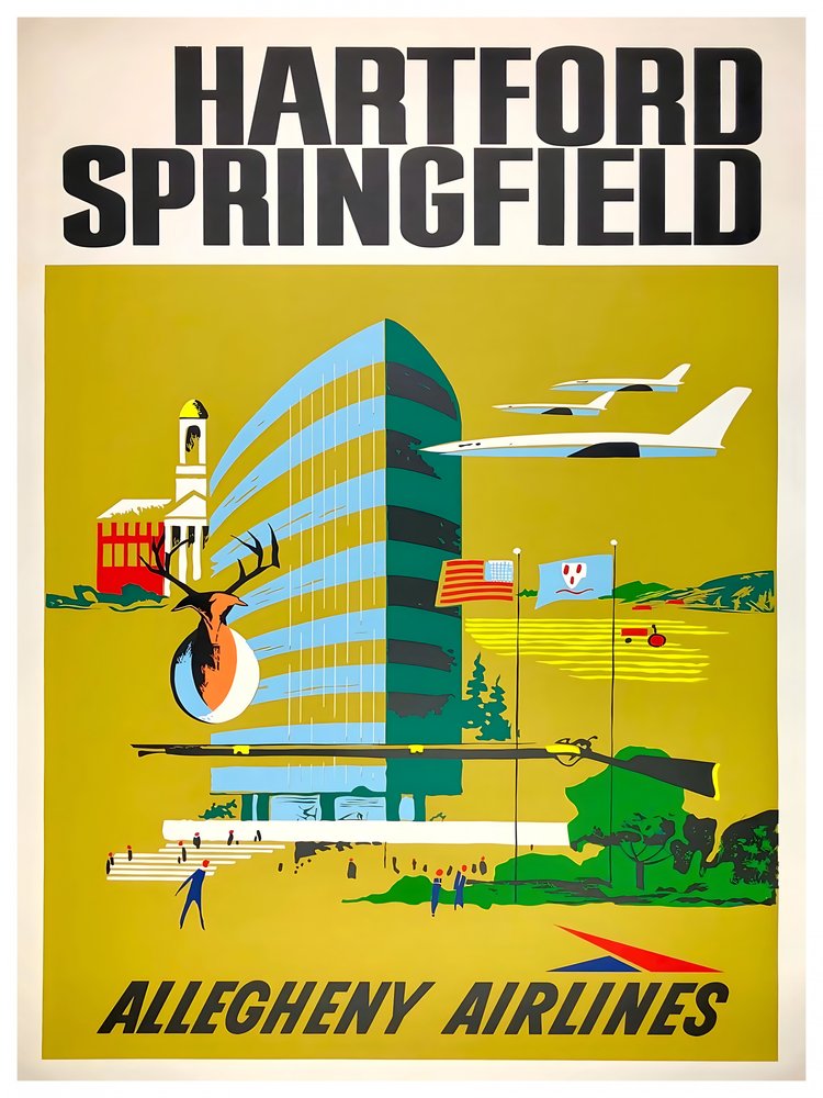 Hartford Springfield Vintage Travel