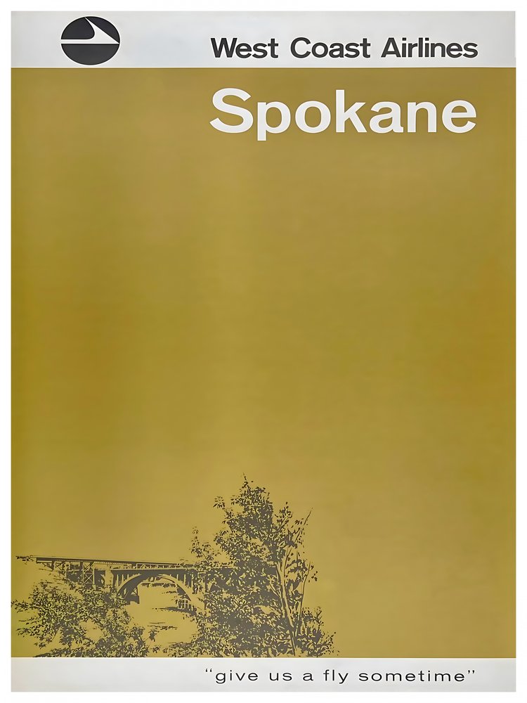 Retro Bridge Landscape