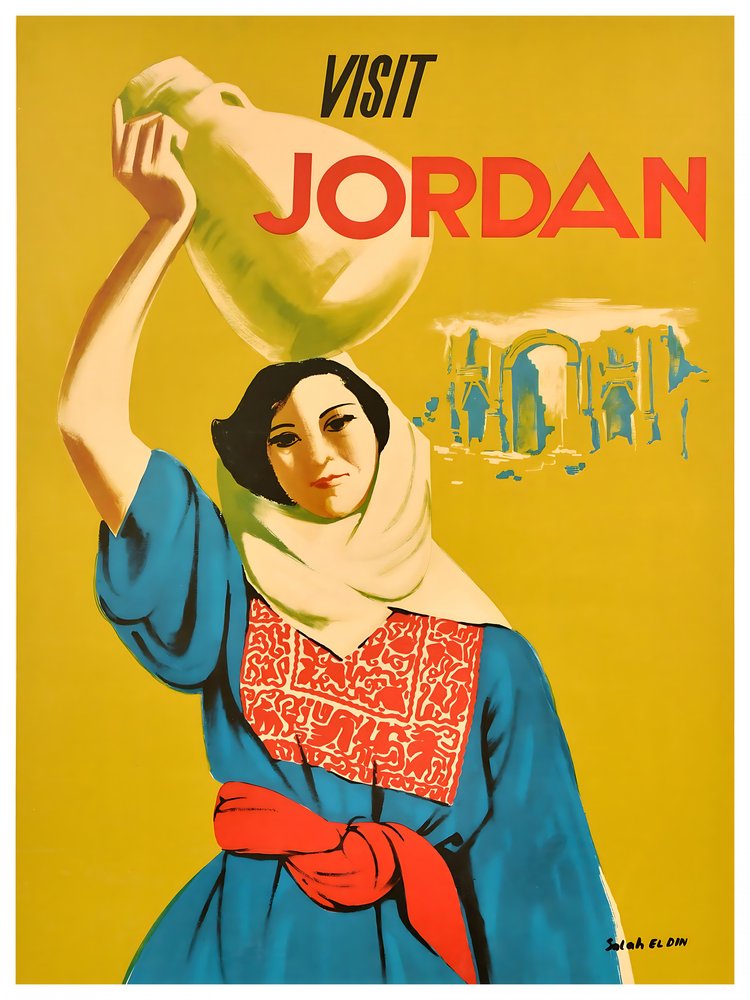 Jordanian Woman with Jug