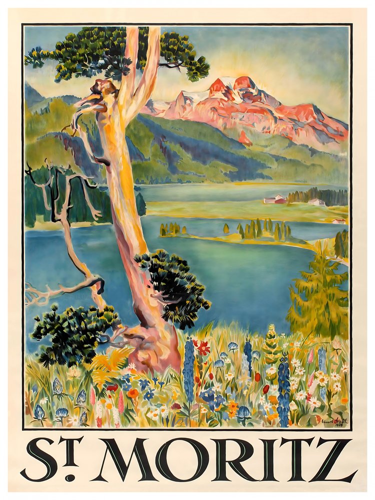 St. Moritz Alpine Landscape