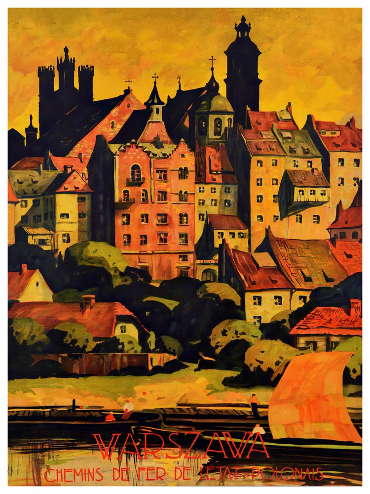 Historic Warsaw River View