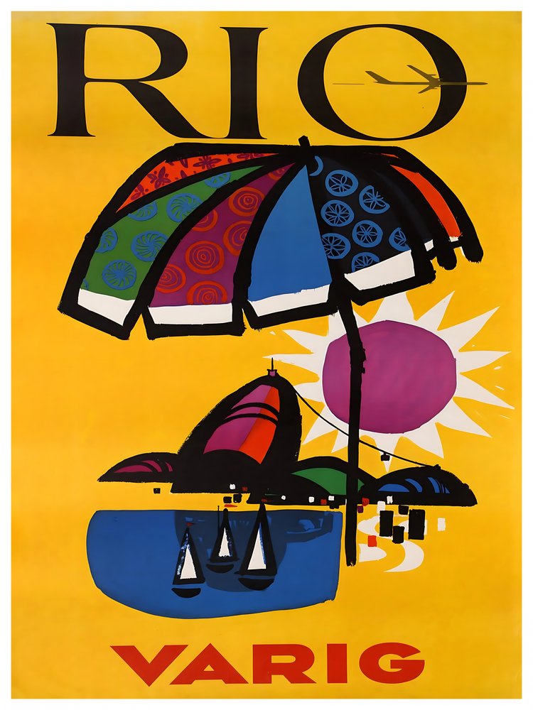 Retro Rio Beach Vacation