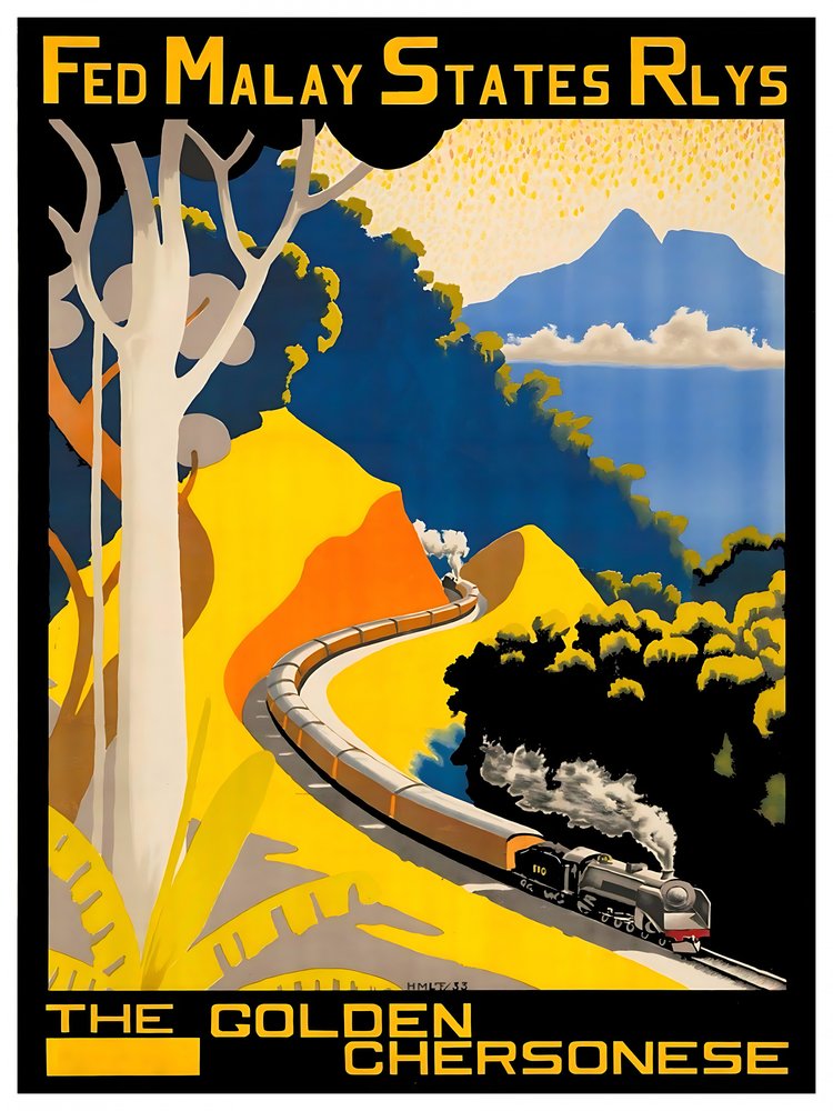 Scenic Malay Train Journey
