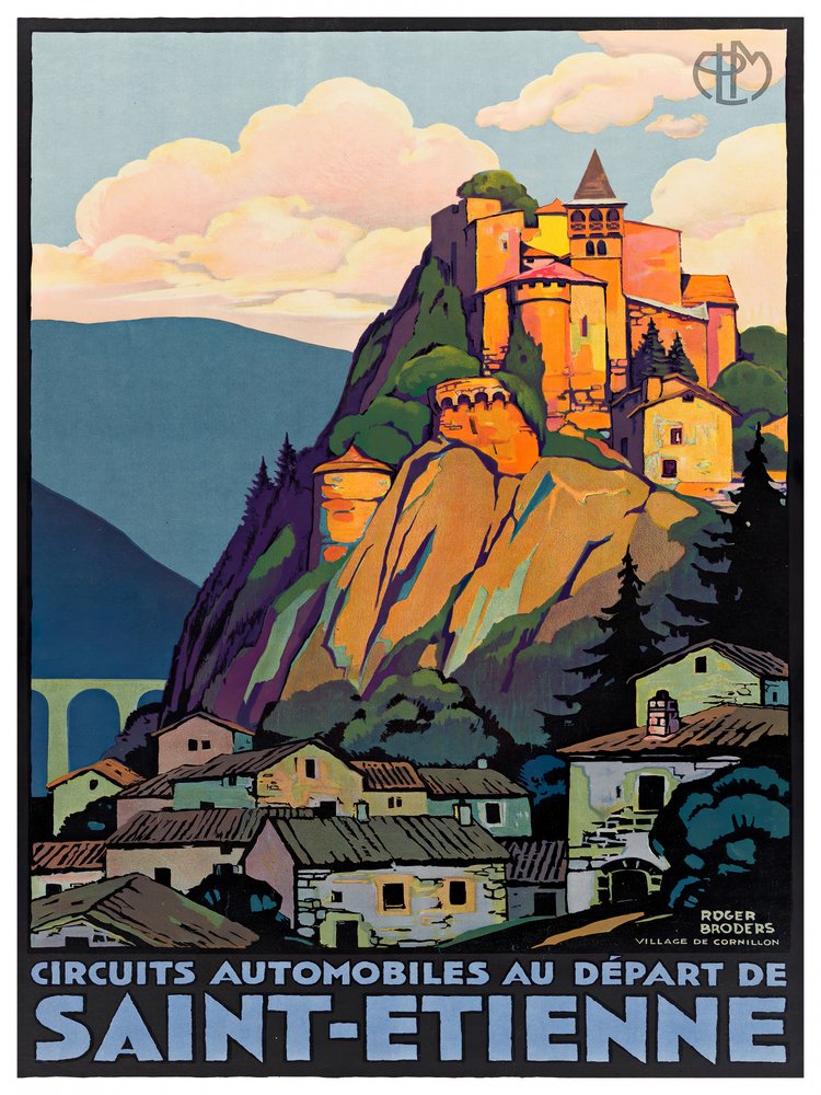 Colorful Alpine Village