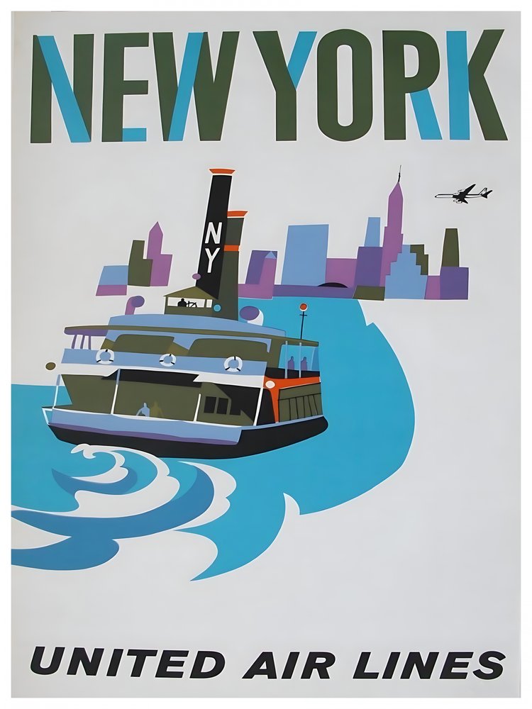 Retro New York Ferry