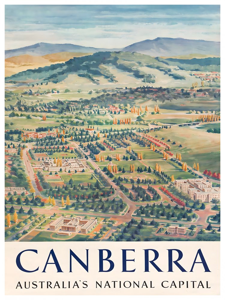 Autumn Canberra Cityscape